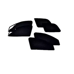 Auto Pearl Black Zipper Magnetic Window Car Curtains for Innova Type-1 (Pack of 6 Pcs)-image-19