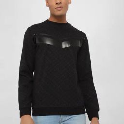 Allen Solly Black Cotton Regular Fit Printed Sweatshirt-19