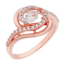 Malabar Gold and Diamonds 18K (750) BIS Hallmark Rose Gold Ring for Women-image-35