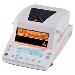 Shimadzu UniBloc Electronic Moisture Balance External Calibration 60 g Capacity 1 mg/0.001 g Display, MOC63u-47