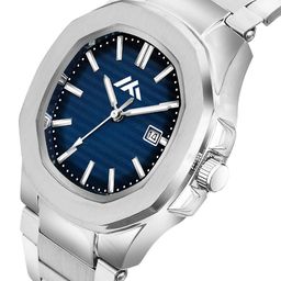 DOUBLERUN Men Dial & Bracelet Style Straps Analogue Multi Function Watch H05NNMT-802 image 2