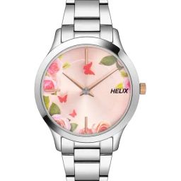 Helix by Timex Pink Round Dial Analog Womens Watch - TW053HL06-image-16
