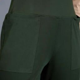 Miss Chase Green Plain Trouser image 5
