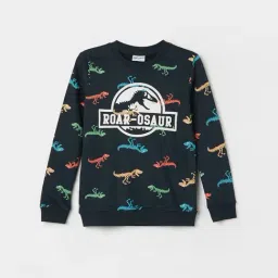 Fame Forever by Lifestyle Boys Blue Regular Fit Sweatshirt-picture-9