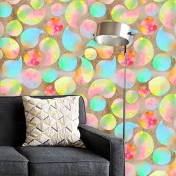 ArtzFolio Printed UV-Resistant Anti-Bacterial Abstract Watercolor Art Peel & Stick Wallpaper-picture-17