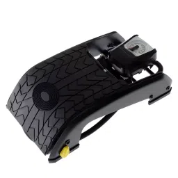 MICHELIN 12206 Analogue Double Barrel Foot Pump with Rubber Feet Black-19