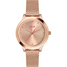 Helix by Timex Rose Gold Round Dial Analog Womens Watch - TW022HL25-image-94