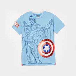 Fame Forever by Lifestyle Boys Blue Regular Fit T-Shirt-image-82