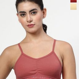 LILY Pack Of 3 Full Coverage Workout Bra-53