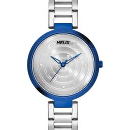 Helix by Timex Silver Round Dial Analog Womens Watch - TW054HL03-image-38