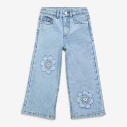 HOP Kids by Westside Blue Floral Mid-Rise Jeans-image-95