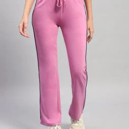 Monte Carlo Pink Cotton Regular Fit Trackpants-image-101