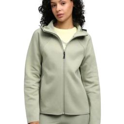 Puma Green Cotton Solid Hoodie-image-64