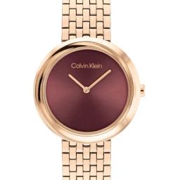 CALVIN KLEIN 25100067 Twisted Bezel Analog Watch for Women-image-71