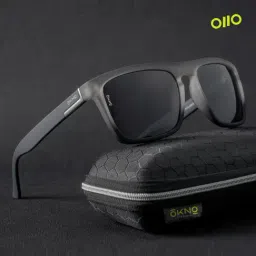 OKNO Dash Black UV Protection Rectangular Unisex Sunglasses-picture-29