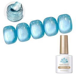 BORN PRETTY Long Lasting Glossy Glitter Cat Eye Magnetic Gel Polish-10ml-MY62 Mambo Ice-picture-17