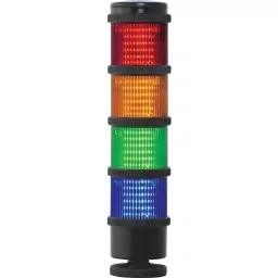 RS PRO Red/Green/Amber/Blue Signal Tower Lamp 4 Lights, 2205059-48