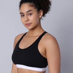 Sillysally Pack Of 4 Full Coverage Non Padded Workout Bra with All Day Comfort image 3