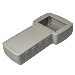 RS PRO Grey ABS Hand Held Enclosure, Display Window, IP54, 210 x 110 x 41 mm Model No 1947491-38