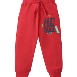 KAVEE Boys Printed Cotton Mid-Rise Bio-Washed Joggers-picture-20