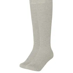 MUKHAKSH Unisex Grey Socks-image-0