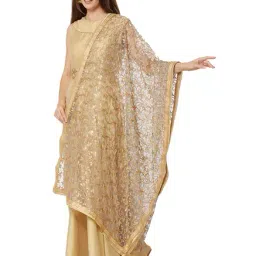 Dupatta Bazaar Gold Dupatta-43