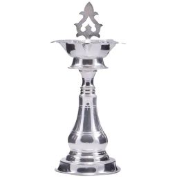 Joyalukkas 92.5 Sterling Silver Diya Stand - 133.05 gm-image-67
