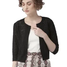 Style Quotient Black Lace Shrug-46
