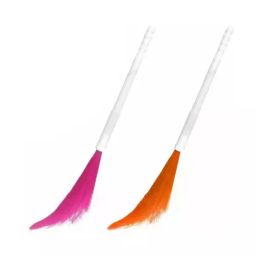 Cyber Sales Pink and Orange 108 cm Plastic Wet and Dry Broom (Pack of 2)-image-24