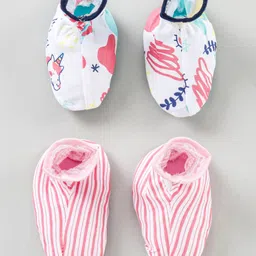 OHMS Unisex Booties Set Pack Of 2 - Multicolor-picture-2