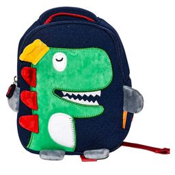 WISHKEY Dinosaur Bag For Pre-Schoolers Kids Water Resistant Mini Lightweight Backpack For Kids Small Size Bag For Play School & Nursery Kids Picnic Bag Travel Blue - 9 Inches-image-75