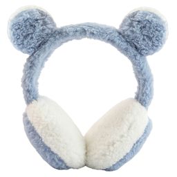 SYGA Children's Cold Protection Soft Earmuffs Tian Lan Lovely Panda Style Earmuffs Free Size-image-42
