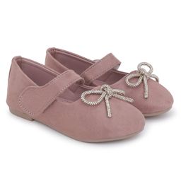 Superminis Bow Applique Detailed Ballerinas - Peach-image-62