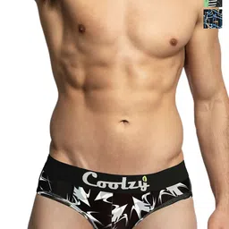 Coolzy Pack Of 3 Printed Mid-Rise Basic Briefs-55