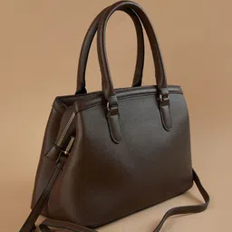 CODE by Lifestyle Structured Handheld Bag with Tasselled image 4