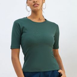 SASSAFRAS BASICS Women Slim Fit T-shirt-image-63