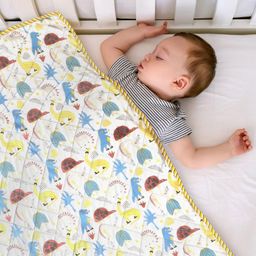 HOMEMONDE White & Blue Cartoon Characters AC Room Single Reversible Bed Blanket-image-36