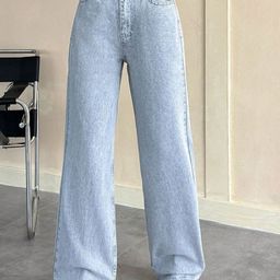 CHALODIA Women Comfort Regular Fit High-Rise Light Fade Stretchable Jeans-image-90