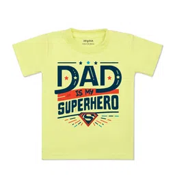 Arvesa Kids Typography Printed Round Neck Cotton T-shirt-picture-42