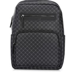 LEGWORK Unisex Geometric Backpack with USB Charging Port-51