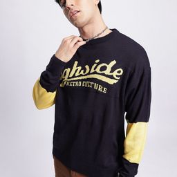 glitchez Men Cozy & Casual Typography Pullover-image-17