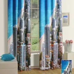 Swayam Paisley J&B Blackout Eyelet Window Curtain - Single Piece (5 Ft)-38