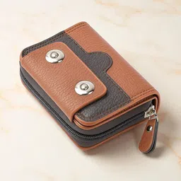 Provogue Men Colourblocked Card Holder Wallet-image-91