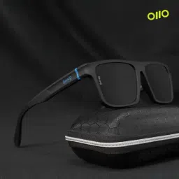 OKNO Hillcharge Black UV Protection Rectangular Unisex Sunglasses-picture-34