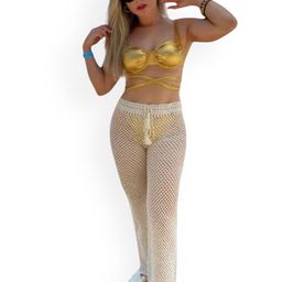 ANGEL CROSHET Crochet Swim Cover Up Trouser-image-57