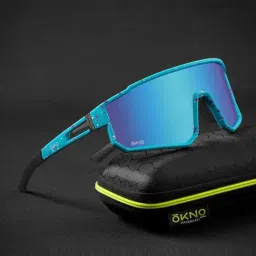 OKNO Ravens Blue UV Protection Shield Unisex Sunglasses-picture-6