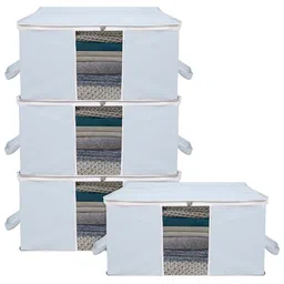 Kuber Industries Grey 4 Pieces Drawer Organiser image 1