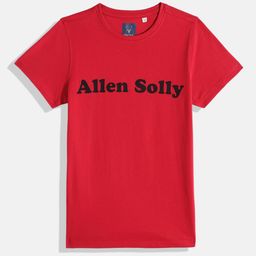 Allen Solly Junior Boys Brand Logo A C Milan Printed Pure Cotton T-shirt-image-33
