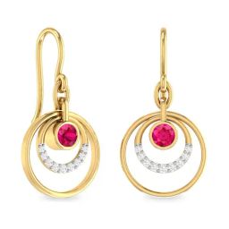 PC Jeweller Garrity 18k Gold Earrings for Women-image-50