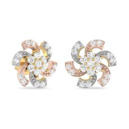 PC Jeweller Foley 18k Rose Gold Earrings for Women-image-60
